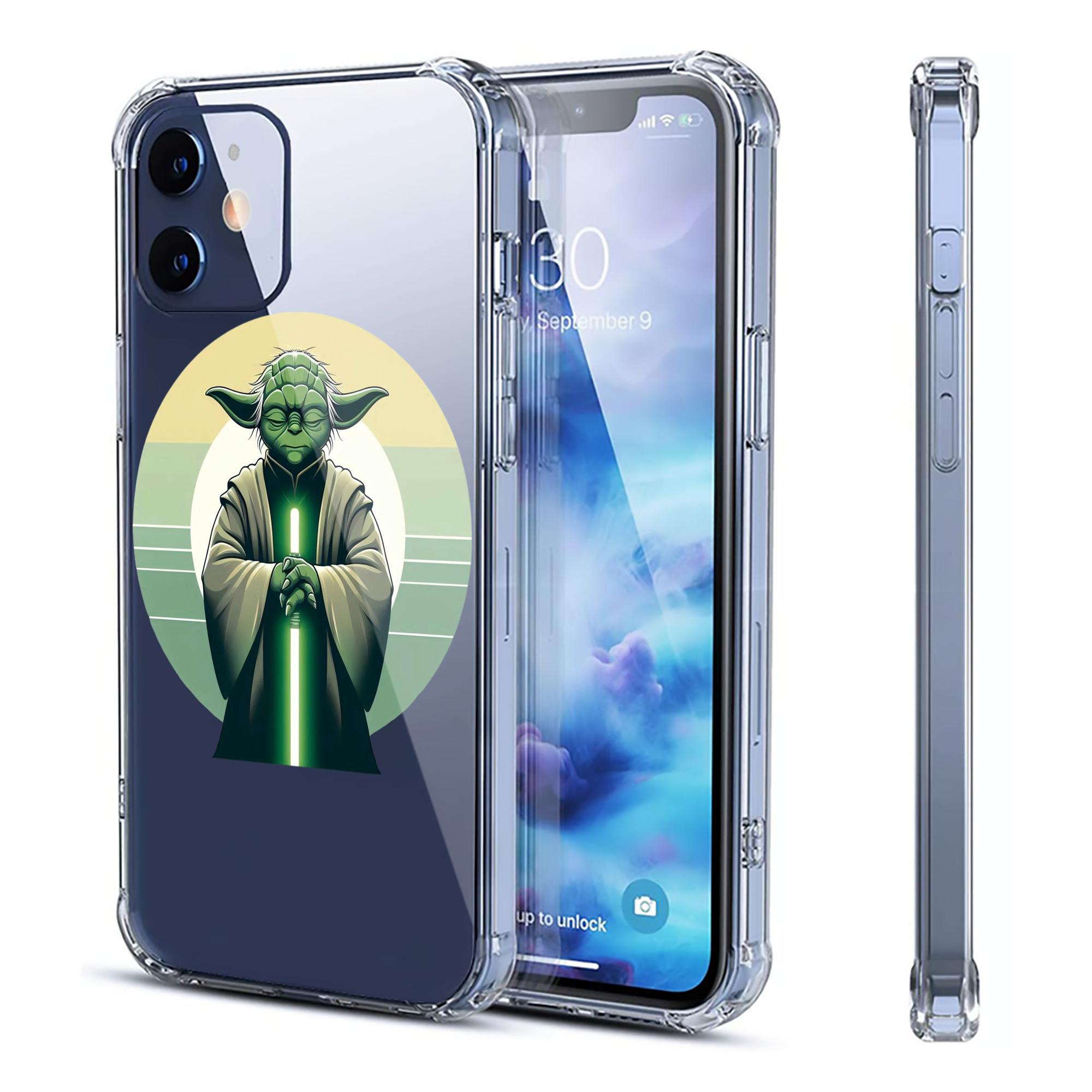 （画像用） スター・ウォーズ Star Wars 【iPhone 12シリーズ対応】透明スマホケース（クリアソフトケース）